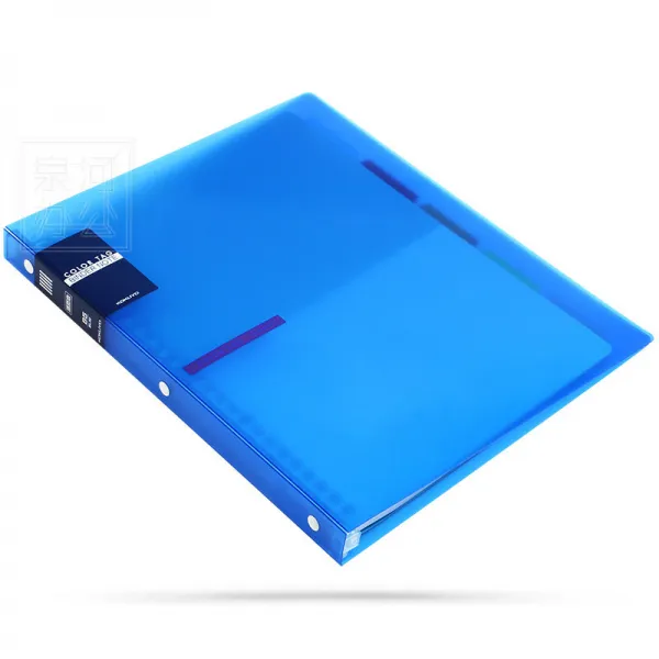 국위 (KOKUYO) 국위 KOKUYO 컬러 PP 커버 루트 생판 노트 b550 쪽 26개 구멍에 노트북 블루-단본