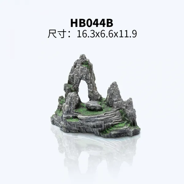 어항꾸미기 무릉도원 돌산 암석 수조 조경장식품, HB044B