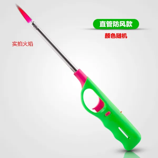점화기 명화 더하기 더하기 화력 플러스 전자점 화기 가스레인지 부엌 불고기 라이터 촛불 긴 입 호텔 식당 불을 끄다 곧바로 방풍 1자루