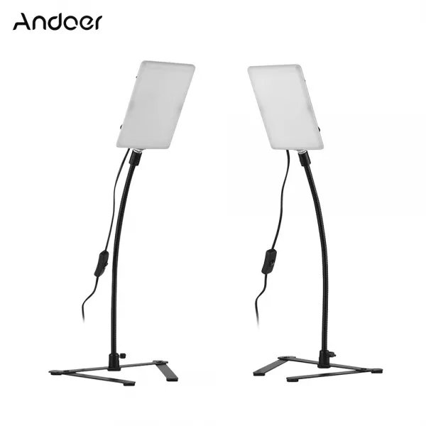 Andoer EU 110-260V 개작 LED 조명 기판 설정 온도 5500K 표 2 단색 광 +2 호스 플러스 측 작은베이스, 1개, 색깔