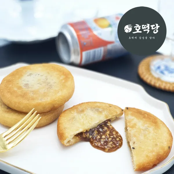 [호떡당] 수제라서 맛있다!!! 익선동. 대학로에서 줄서서먹는 꿀호떡 1팩(5개입), 70g, 5개입