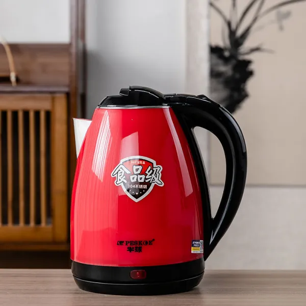 유하랑나랑 전기열 가정용 전기주전자 대용량 미혹 반 공 소형 보온 일체 기숙사 졸이기 빠른 주전자이다 삶은 반 공 물끓이는 기계 레드