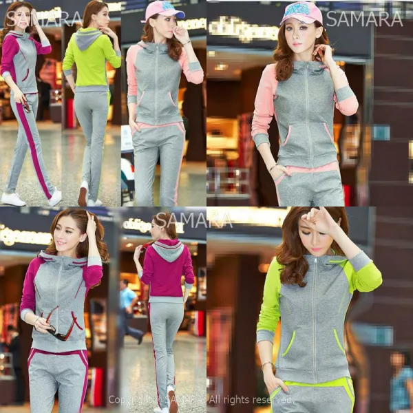 Qterra 특허브랜드 트레이닝세트 슬림핏 긴팔 패션 투피스 맨투맨 캐주얼