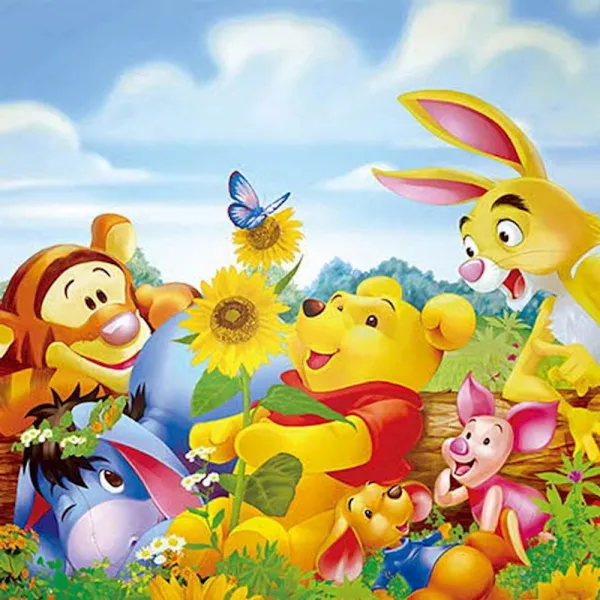 100조각 직소퍼즐 곰돌이 푸우와 친구들 수집품 풍경 사진 블록 취미 상세페이지참조 상세페이지참조 