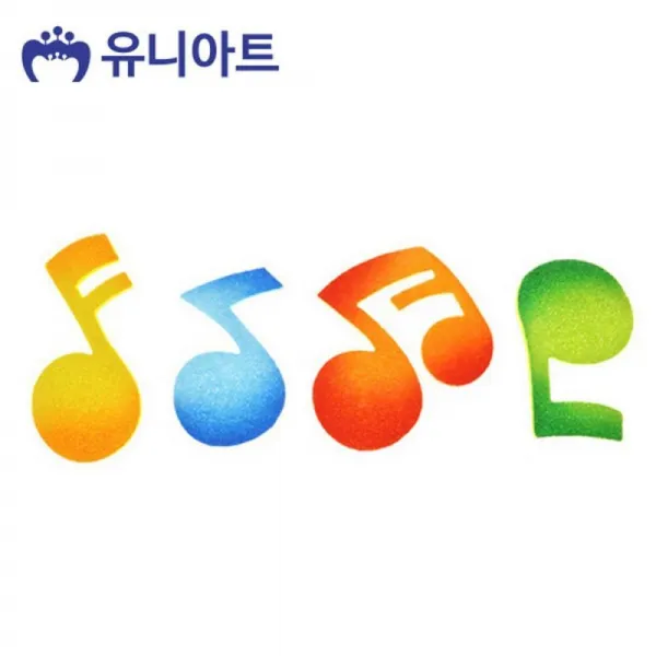 스티로폼 2500 음표자 4개입 P0000BWH 유아미술 공작