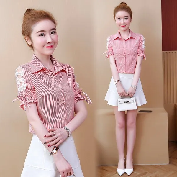 다발로 여성 가을 반팔 블라우스fzl116 589202854960