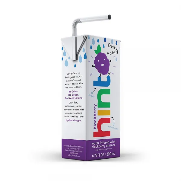 Hint Kids Water Blackberry 힌트 키즈 워터 블랙베리 6.75FlOz(200ml) 32팩