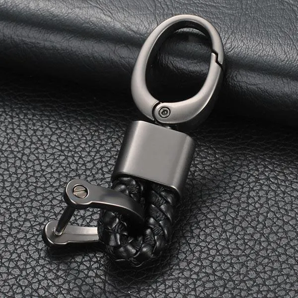 Abm C 로프버클가죽키링블랙 키링 열쇠고리 키홀더 자동차키링 키케이스