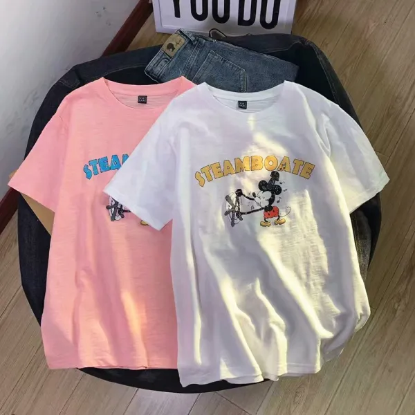  제로의옷장 보트 미키티셔츠 Bh0518p20