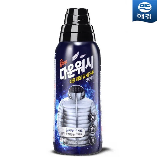 [애경] 울샴푸 다운워시 다운 패딩 및 침구류 전용 세제 800ml, 상품명:울샴푸 다운워시 800ml