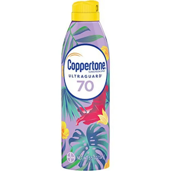 Coppertone 코퍼톤 초경계 자외선 차단제 연속 스프레이 spf 70(5.5온스) (변화가 있을 수 있음) PROD3500, 상세 설명 참조0, 상세 설명 참조0