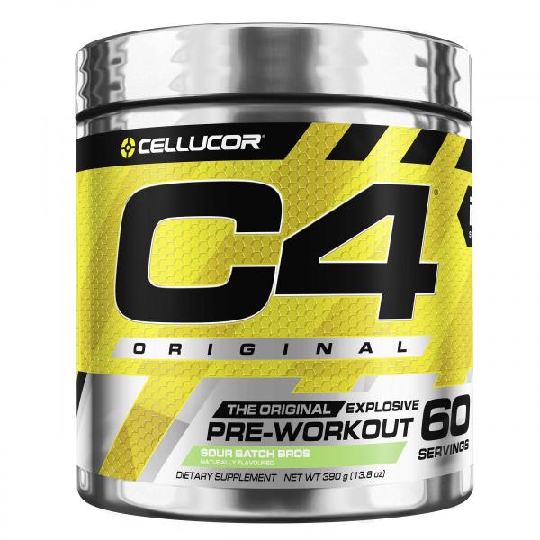 셀루코어 C4 오리지널 프리워크아웃 사우어 배치 브로 맛, 1개, 390g
