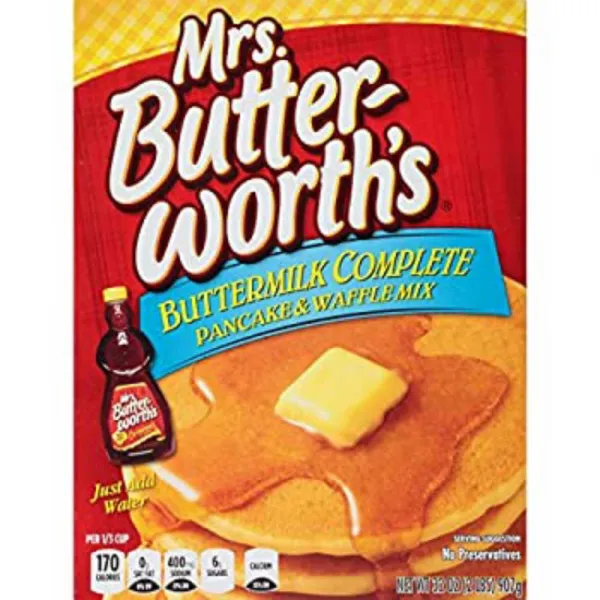 Mrs. Butterworth Complete Pancake Mix Buttermilk 32 oz, 1