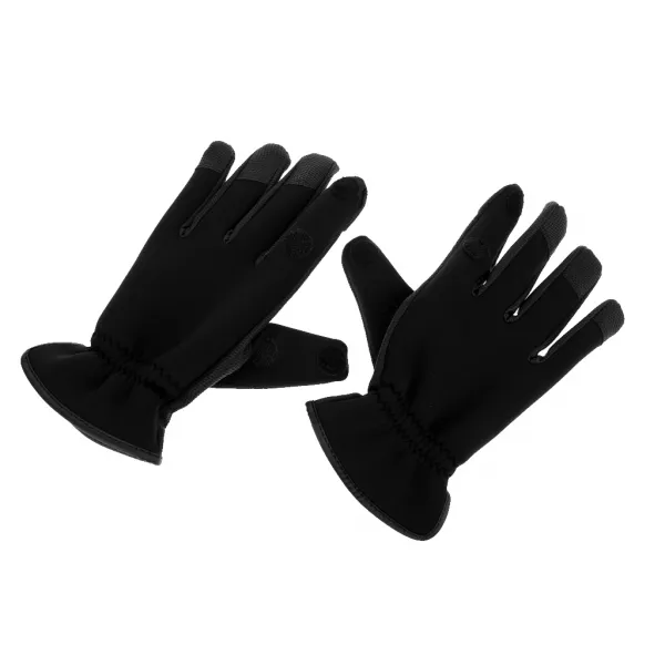 STK1 쌍 낚시 장갑 신축성 neoprene 미끄럼 방지 2 손가락 삭감 낚시 장갑