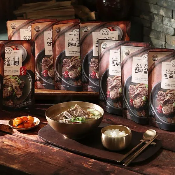 소노정한우갈비탕 [소노정] 대가 한우 갈비탕 700g*10팩, 1