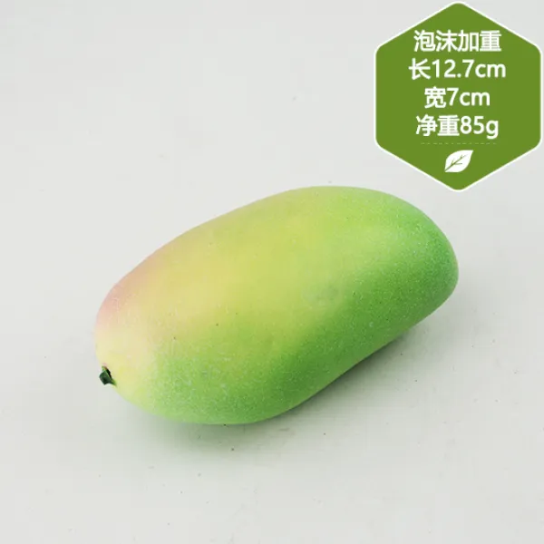와이유 야채장식품 가변고 시뮬레이션 황망고 가짜 과일홈 조교도구 호텔 쇼윈도 가구, 진청망고 130개