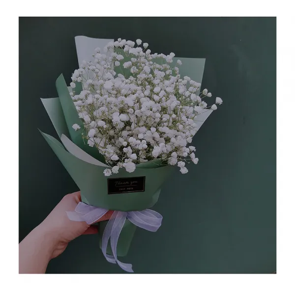 비누꽃 해바라기 별가득한하늘 드라이플라워 꽃다발 동창생선물 단짝친구 여자친구 생일 졸업 성탄, T12-화이트색 별가득한하늘 중간사이즈