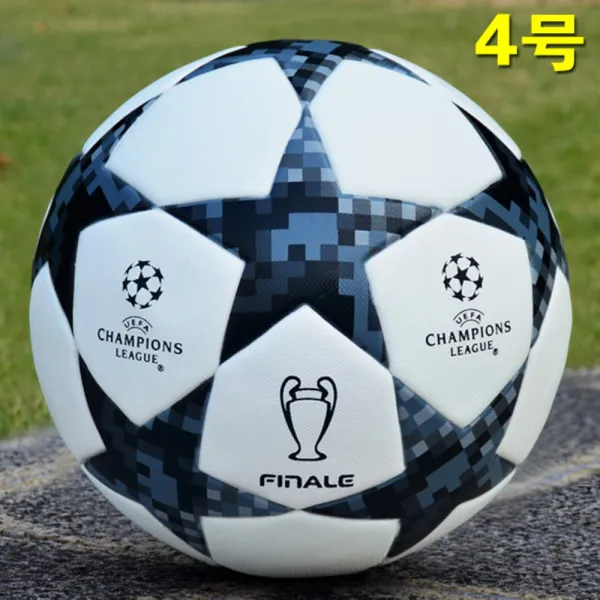 유럽축구연맹 Uefa 챔피언스리그 어린이 성인 5호 4호 초중고생 훈련대회 전용볼 축구공 실버 챔피언스 리그 결승 4호 블랙