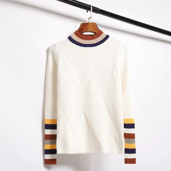 Faythlanu 여성 반폴라 긴팔 니트 43693551