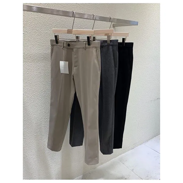 이룬 남자 Wh 아도 모직 9부 슬랙스 3컬러