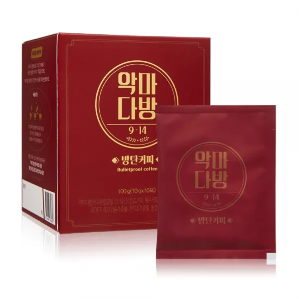 애플트리김약사네_ 악마다방 방탄커피 MCT오일 기버터 문가비커피 버터커피 저탄고지 간헐적단식 키토제닉 엠씨티오일 방탄 케톤 커피 스틱, 1박스, 100g