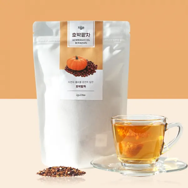 차담온 국내산 100% 프리미엄 호박팥차 티백 삼각티백 2g X 20tea 