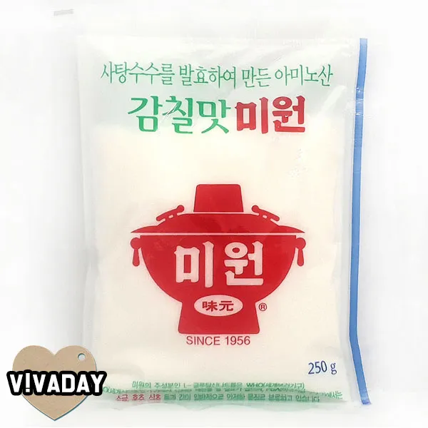 MY 대상청정원 감칠맛미원250g 요리/조리/요리재료/조미료/천연조미료/미원/화학조미료, 단일 수량