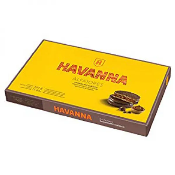 HAVANNA Alfajores de Chocoloate con Dulce de Leche x 6 - 330 gr - (2 Pack) - Argentina. HAVANNA Alfa, 1