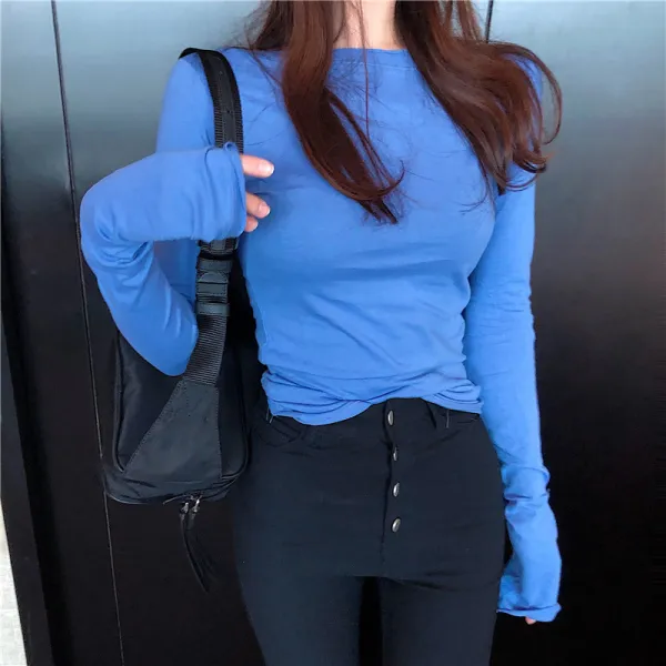유니쿰 여성 긴팔 티셔츠 DK68
