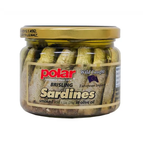 polar Sardines 올리브 오일 훈제 정어리 270g x 6병