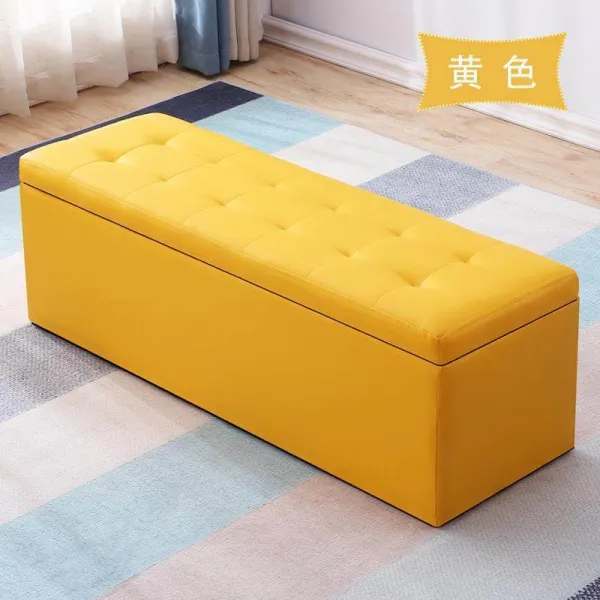 가죽 U 저축 기다리다 심플 없어 등받이 산산이 부서지다 휴식 구의자 신발을 바꾸다, 엘로우 롱 120 *와이드 40 *하 묵인