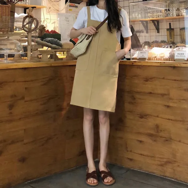 비밀의성 빅포켓 오버핏 데일리 트윈원피스