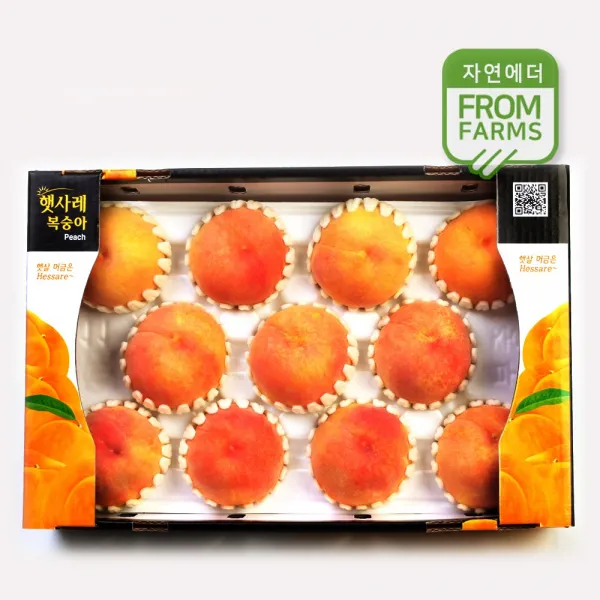 햇사레 장호원 복숭아 4.5kg 11과내, 단품