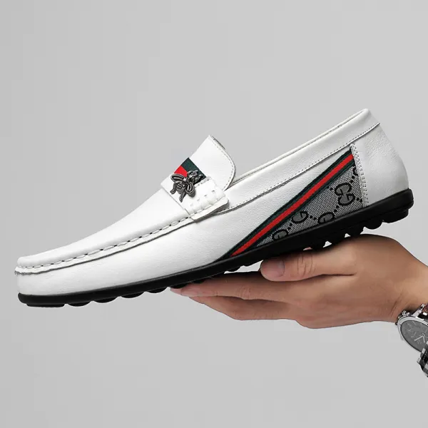 봄여름신상 남성 캐주얼화 인륜 로퍼 드라이빙 슈즈 신발 밑창 소가죽 한 발 페달 남