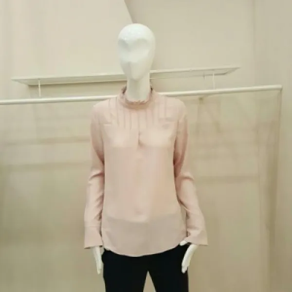 [엔터식스]제이제이지고트 프릴넥 핀턱 커프스블라우스GJAA0BL81
