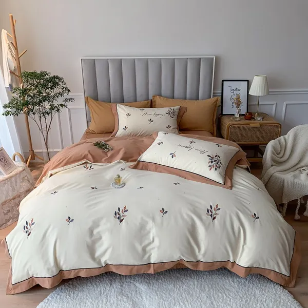 스위트영 60즈 두꺼운 풀패딩 양면 기모 4종 스윗 전원 무드 보온 꽃자수 순면 코튼 침대시트, 남풍지아의 뜻