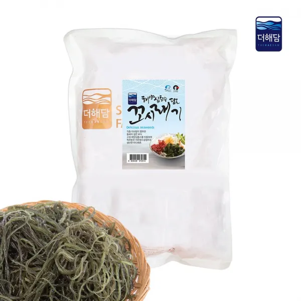 염수꼬시래기 2kg 특허 malgm 염장꼬시래기 청각 미역 다시마 톳, malgmine 1