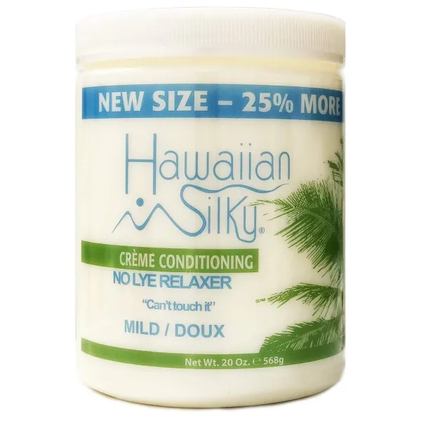 Hawaiian Silky 하와이 실키없는 잿물 이완제 온화한 베이지 20 온스, 단일상품