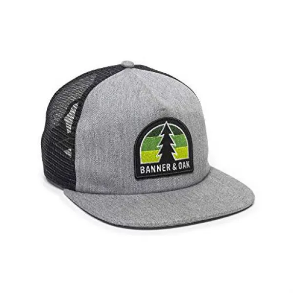 Switchback Embroidered Scout Patch Hat-플라스틱 스냅 백 클로저가있는
