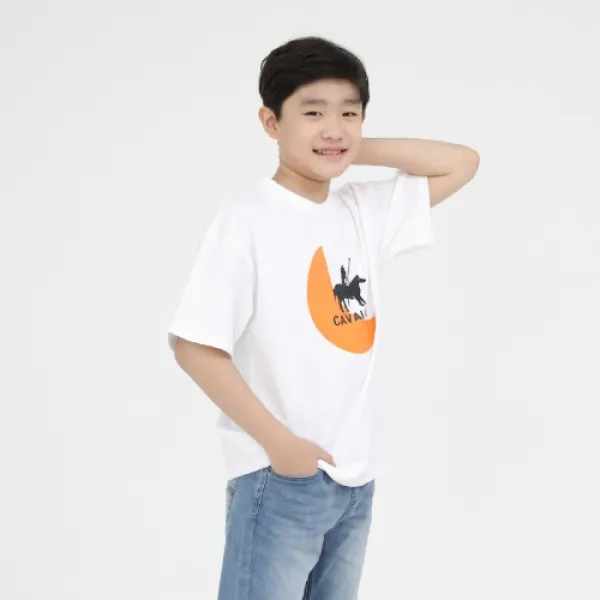 카발레이루 남녀공용 주니어 오버핏 반팔티 루아 CAVAL-J222