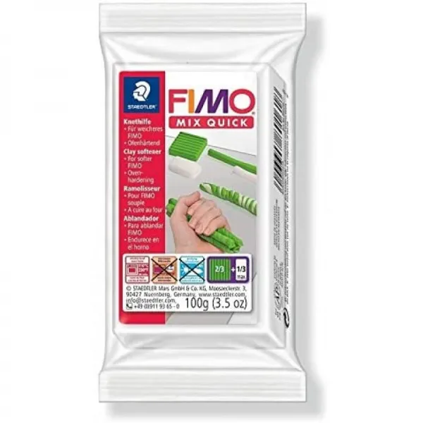 Staedtler FIMO 퀵 믹스 라몰리소는 FIMO 요금을 부드럽게 100 그램 빵 8026, 단일상품