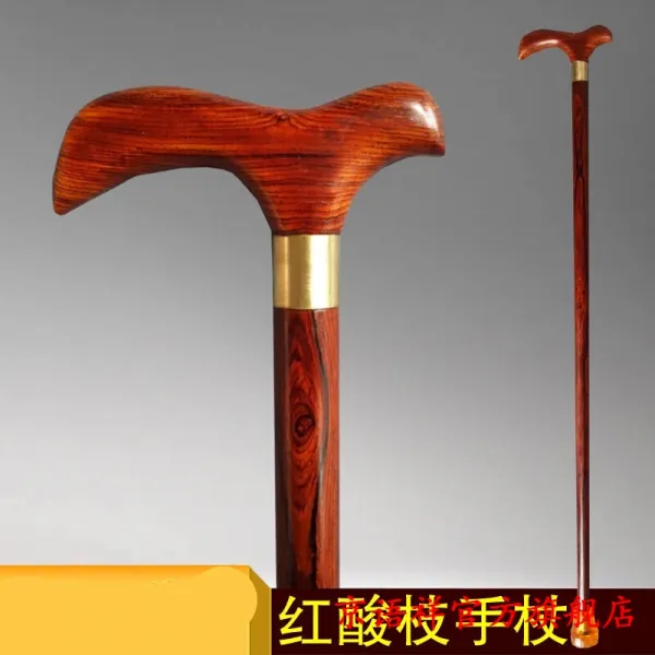 경 어 샹 홍 목 지팡이 홍 산가지 지팡이 노인 원목 지팡이 야외 등산 지팡이 지팡이 문명 지팡이 나무 질 조행 기 생일 선물 로 웃어른 에 게 지팡이 를 선물 하 다., 상세페이지 참조