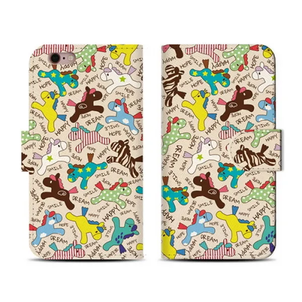  바보사랑 아이폰6s 6s플러스 _지갑다이어리케이스_해피포니 Beige