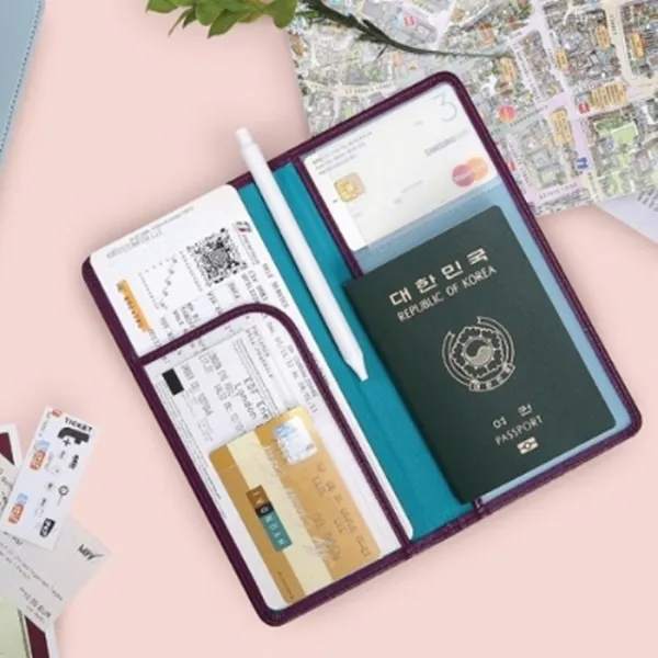 53 호갱탈출 / CLASSY PLAIN NO SKIMMING PASSPORT 여권케이스 여행지갑 지폐지갑 통장보관 남녀공용통장지갑