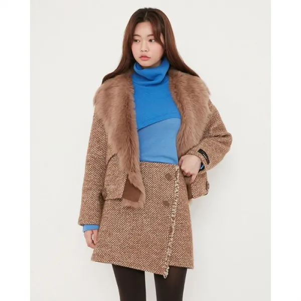  에고이스트 19년겨울 랩스타일스커트 Ek4ws160 