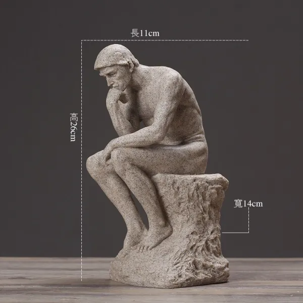 인테리어조각상 석고상 흉상 오브제 전신조각상, 사상가