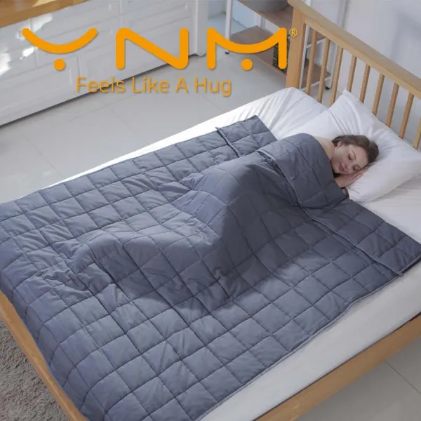 [환절기 맞이 2000개 한정 세일] YNM 중력이불 + 이불커버 세트 미국 아마존 화제의 상품(꿀잠 중력이불 중 판매수량 1 위 상품)
