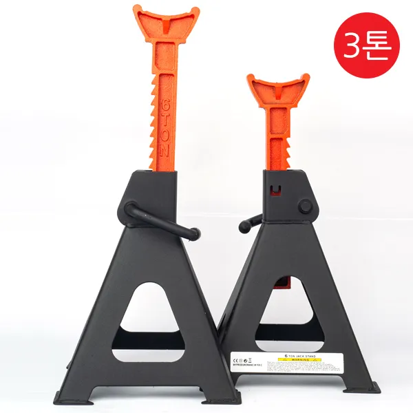 안전 말목 3톤 1조 안전받침대 작기 스탠드 자동차 받침 작키 수리 출동용작기 미니 공구 DIY 정비소 판금, 옵션01 안전말목 3TON