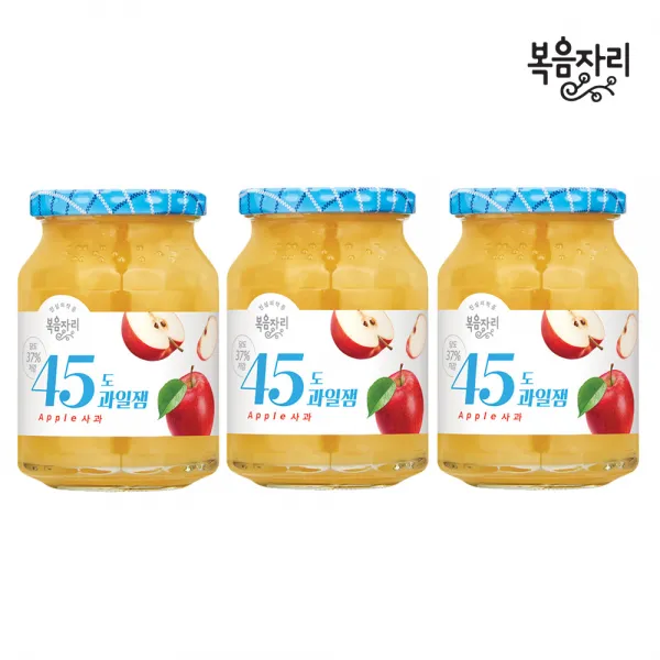 복음자리 45도 사과잼 350g X3개