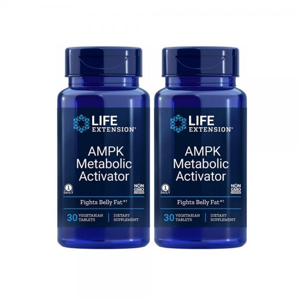 Life Extension 라이프 익스텐션 AMPK 메타볼릭 액티베이터 신진대사 촉진 30정 2팩 Metabolic Activator, 단품